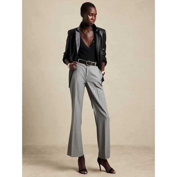 Banana Republic Factory Sculpted Bootcut Pant - 4 Tall - Picture 1 of 6